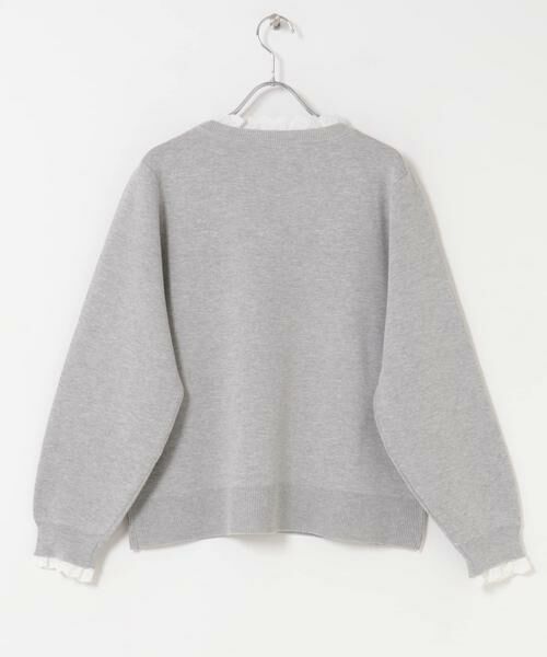 URBAN RESEARCH ITEMS / アーバンリサーチ アイテムズ ニット・セーター | ミラノリブフリルドッキングニット | 詳細16