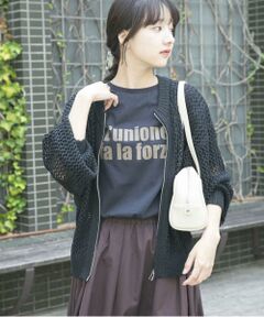 URBAN RESEARCH ITEMS / アーバンリサーチ アイテムズ ニット・セーター | メッシュジップニットカーディガン