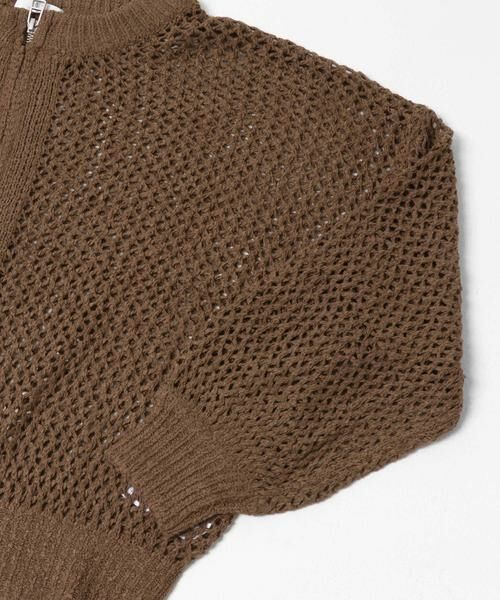 URBAN RESEARCH ITEMS / アーバンリサーチ アイテムズ ニット・セーター | メッシュジップニットカーディガン | 詳細7