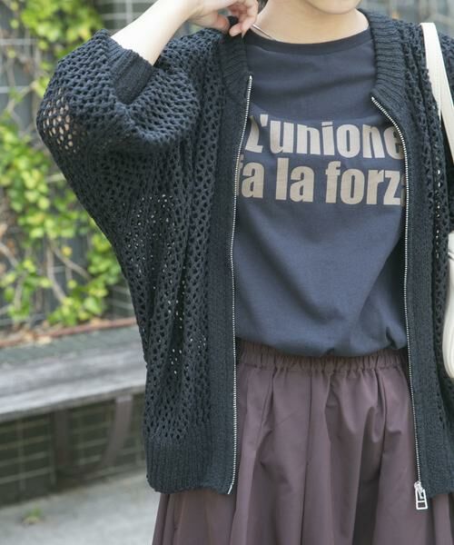 URBAN RESEARCH ITEMS / アーバンリサーチ アイテムズ ニット・セーター | メッシュジップニットカーディガン | 詳細11