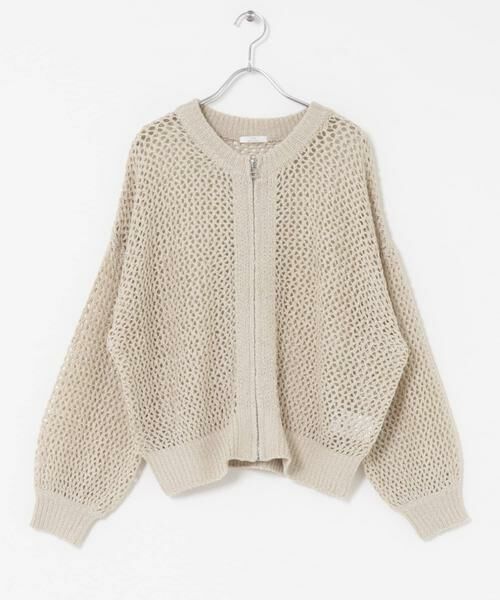 URBAN RESEARCH ITEMS / アーバンリサーチ アイテムズ ニット・セーター | メッシュジップニットカーディガン | 詳細23