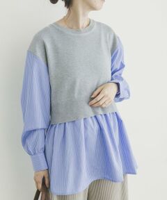 URBAN RESEARCH ITEMS / アーバンリサーチ アイテムズ ニット・セーター | ドッキングニットプルオーバー