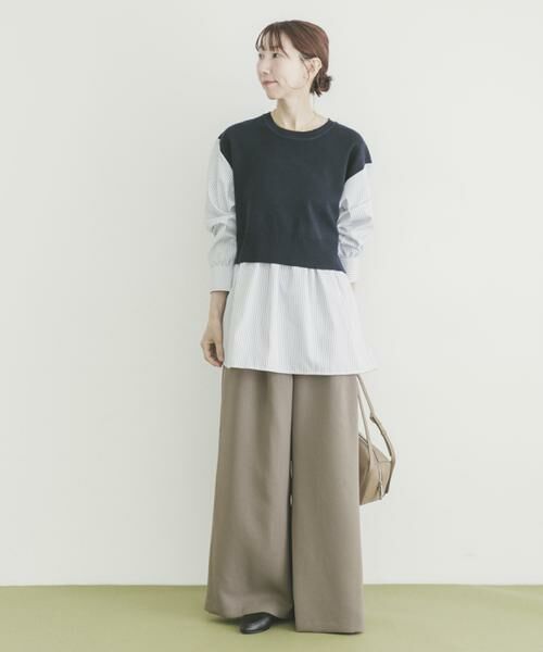 URBAN RESEARCH ITEMS / アーバンリサーチ アイテムズ ニット・セーター | ドッキングニットプルオーバー | 詳細6