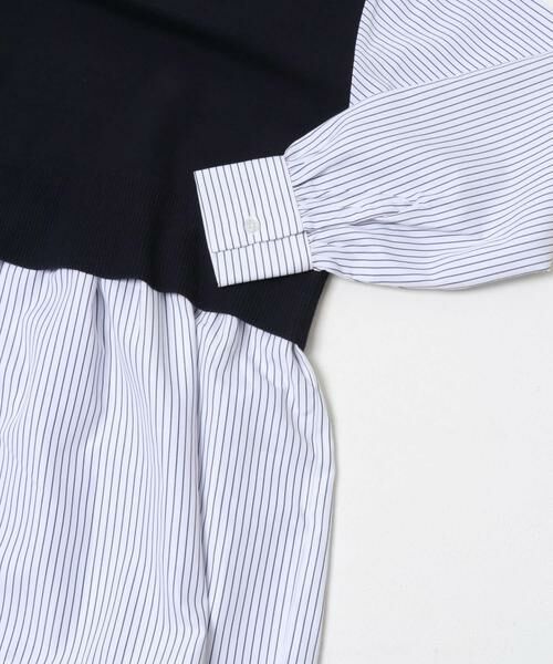 URBAN RESEARCH ITEMS / アーバンリサーチ アイテムズ ニット・セーター | ドッキングニットプルオーバー | 詳細8