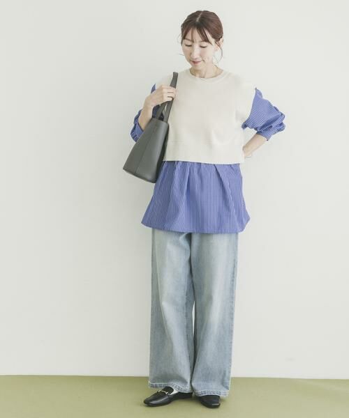 URBAN RESEARCH ITEMS / アーバンリサーチ アイテムズ ニット・セーター | ドッキングニットプルオーバー | 詳細13