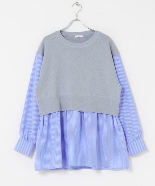 URBAN RESEARCH ITEMS / アーバンリサーチ アイテムズ ニット・セーター | ドッキングニットプルオーバー | 詳細21