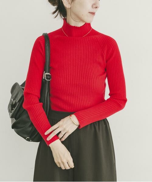 URBAN RESEARCH ITEMS / アーバンリサーチ アイテムズ ニット・セーター | 『洗濯可』モチモチハイネックリブニット | 詳細3