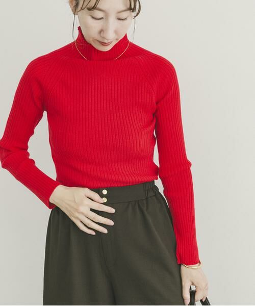 URBAN RESEARCH ITEMS / アーバンリサーチ アイテムズ ニット・セーター | 『洗濯可』モチモチハイネックリブニット | 詳細4