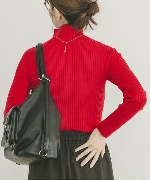 URBAN RESEARCH ITEMS / アーバンリサーチ アイテムズ ニット・セーター | 『洗濯可』モチモチハイネックリブニット | 詳細5