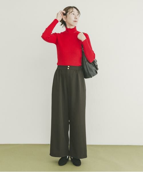 URBAN RESEARCH ITEMS / アーバンリサーチ アイテムズ ニット・セーター | 『洗濯可』モチモチハイネックリブニット | 詳細6