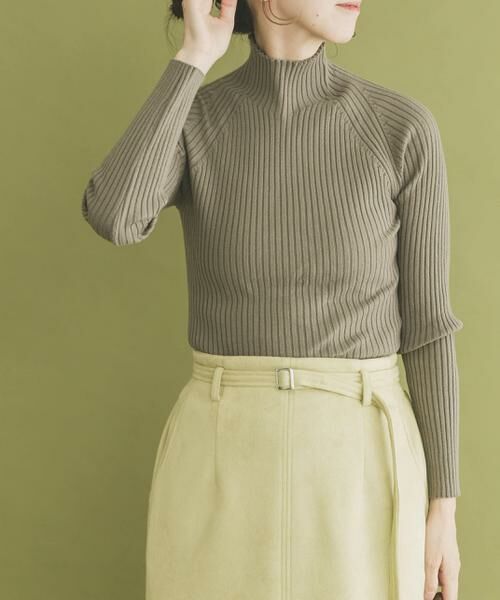 URBAN RESEARCH ITEMS / アーバンリサーチ アイテムズ ニット・セーター | 『洗濯可』モチモチハイネックリブニット | 詳細10