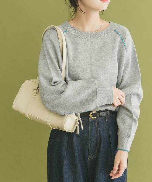 URBAN RESEARCH ITEMS / アーバンリサーチ アイテムズ ニット・セーター | リバーシブルスウェットライクニット | 詳細27