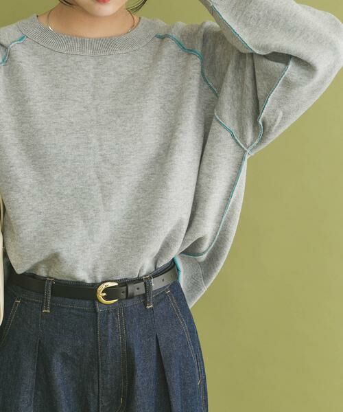 URBAN RESEARCH ITEMS / アーバンリサーチ アイテムズ ニット・セーター | リバーシブルスウェットライクニット | 詳細29