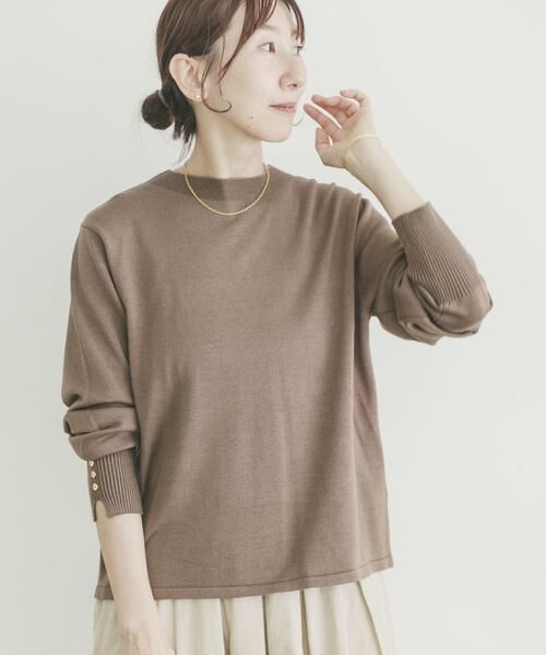URBAN RESEARCH ITEMS / アーバンリサーチ アイテムズ ニット・セーター | ソデボタンニットプルオーバー | 詳細1
