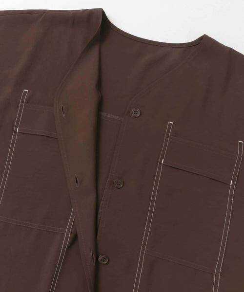 URBAN RESEARCH ITEMS / アーバンリサーチ アイテムズ シャツ・ブラウス | Vネックステッチブラウス | 詳細8
