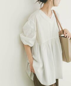 URBAN RESEARCH ITEMS / アーバンリサーチ アイテムズ シャツ・ブラウス | Vネックボリュームスリーブブラウス