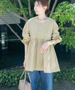 URBAN RESEARCH ITEMS / アーバンリサーチ アイテムズ シャツ・ブラウス | Vネックボリュームスリーブブラウス