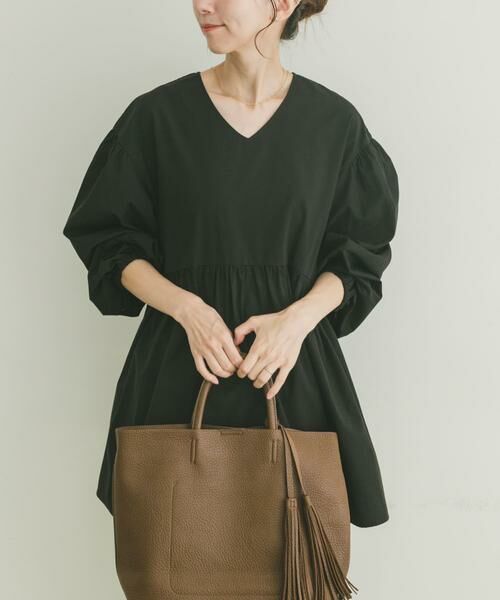 URBAN RESEARCH ITEMS / アーバンリサーチ アイテムズ シャツ・ブラウス | Vネックボリュームスリーブブラウス | 詳細7
