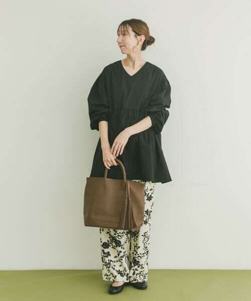 URBAN RESEARCH ITEMS / アーバンリサーチ アイテムズ シャツ・ブラウス | Vネックボリュームスリーブブラウス | 詳細8