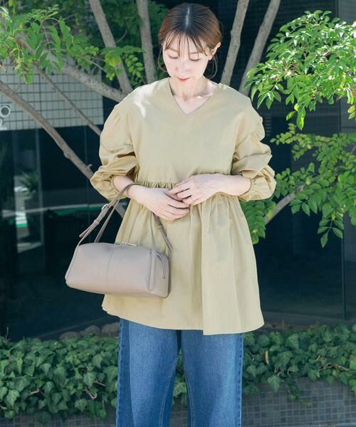 URBAN RESEARCH ITEMS / アーバンリサーチ アイテムズ シャツ・ブラウス | Vネックボリュームスリーブブラウス | 詳細13