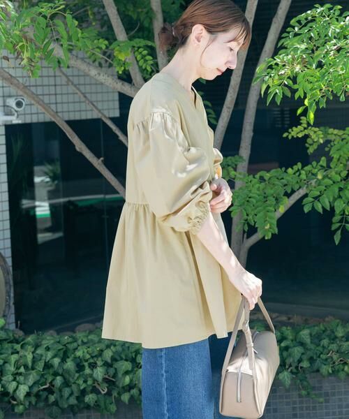 URBAN RESEARCH ITEMS / アーバンリサーチ アイテムズ シャツ・ブラウス | Vネックボリュームスリーブブラウス | 詳細14