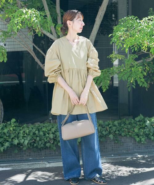 URBAN RESEARCH ITEMS / アーバンリサーチ アイテムズ シャツ・ブラウス | Vネックボリュームスリーブブラウス | 詳細16