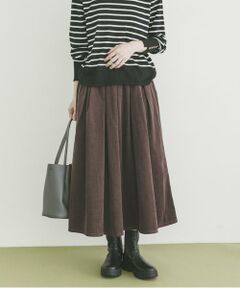 URBAN RESEARCH ITEMS / アーバンリサーチ アイテムズ スカート | Souplement Croduroy Skirt