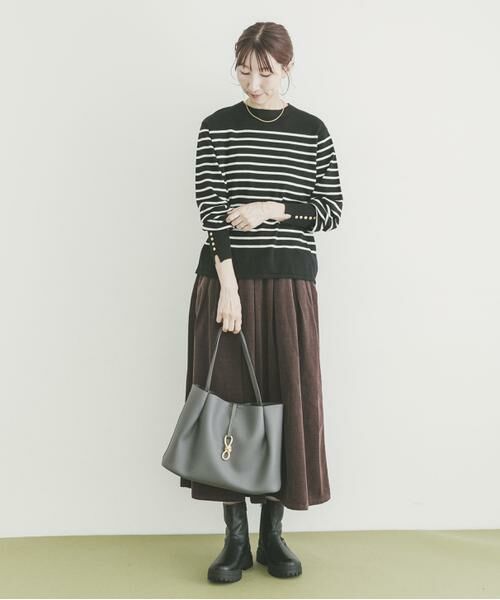 URBAN RESEARCH ITEMS / アーバンリサーチ アイテムズ スカート | Souplement Croduroy Skirt | 詳細4