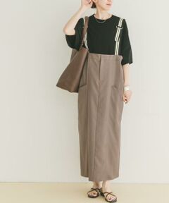 URBAN RESEARCH ITEMS / アーバンリサーチ アイテムズ ワンピース | サス付きツイルジャンパースカート