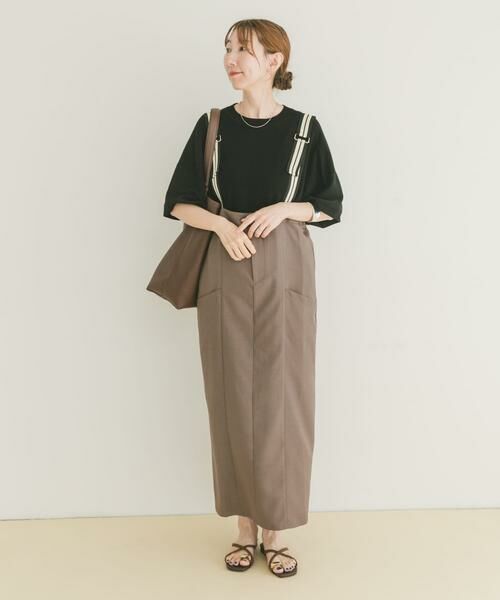 URBAN RESEARCH ITEMS / アーバンリサーチ アイテムズ ワンピース | サス付きツイルジャンパースカート | 詳細3