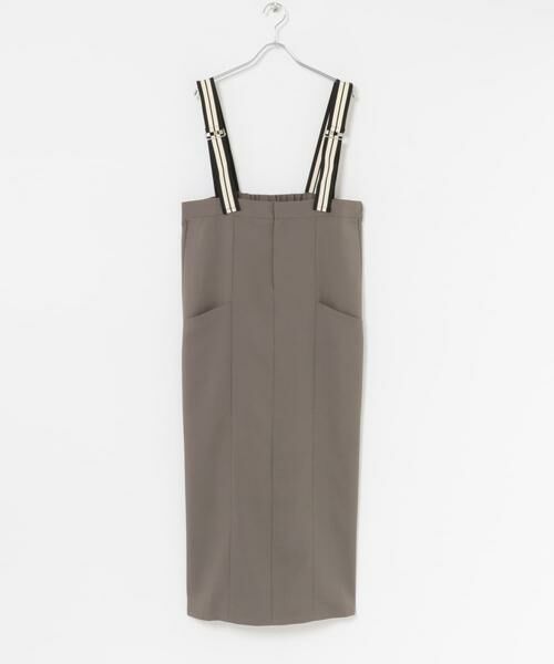 URBAN RESEARCH ITEMS / アーバンリサーチ アイテムズ ワンピース | サス付きツイルジャンパースカート | 詳細8