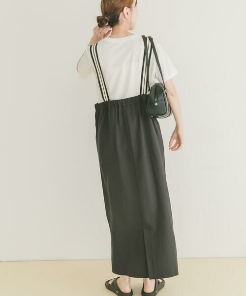 URBAN RESEARCH ITEMS / アーバンリサーチ アイテムズ ワンピース | サス付きツイルジャンパースカート | 詳細14