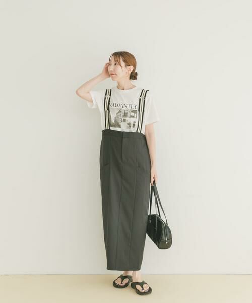 URBAN RESEARCH ITEMS / アーバンリサーチ アイテムズ ワンピース | サス付きツイルジャンパースカート | 詳細17