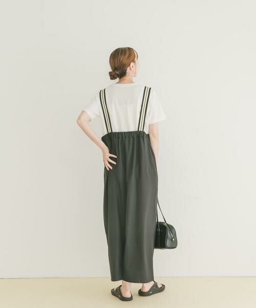 URBAN RESEARCH ITEMS / アーバンリサーチ アイテムズ ワンピース | サス付きツイルジャンパースカート | 詳細19