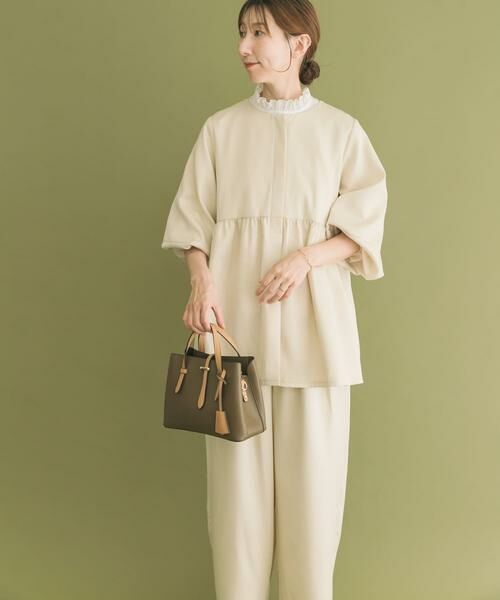 URBAN RESEARCH ITEMS / アーバンリサーチ アイテムズ セットアップ | ジャケットフリルトップス×パンツセット | 詳細14