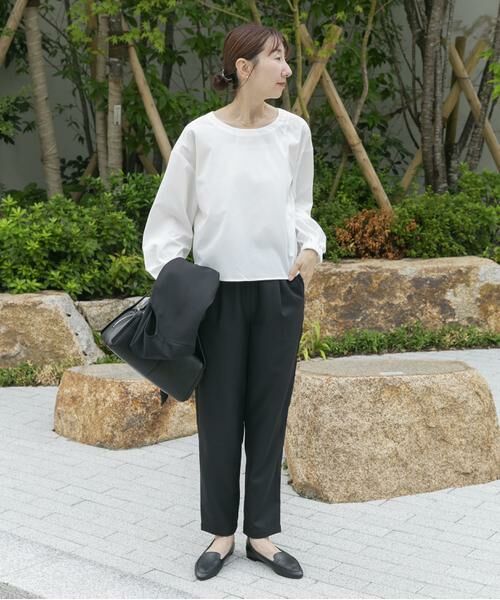 URBAN RESEARCH ITEMS / アーバンリサーチ アイテムズ セットアップ | 『イージーケア』フレアトップス×パンツセット | 詳細5