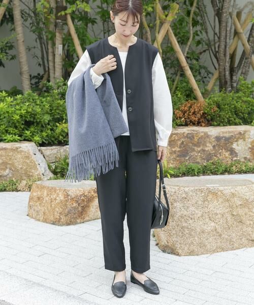 URBAN RESEARCH ITEMS / アーバンリサーチ アイテムズ セットアップ | 『イージーケア』フレアトップス×パンツセット(ブラック)