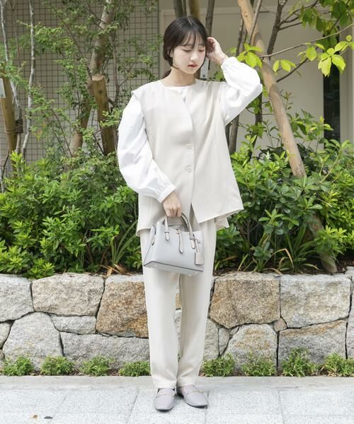 URBAN RESEARCH ITEMS / アーバンリサーチ アイテムズ セットアップ | 『イージーケア』フレアトップス×パンツセット | 詳細14