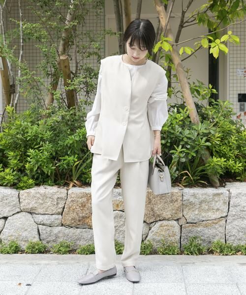 URBAN RESEARCH ITEMS / アーバンリサーチ アイテムズ セットアップ | 『イージーケア』フレアトップス×パンツセット | 詳細15