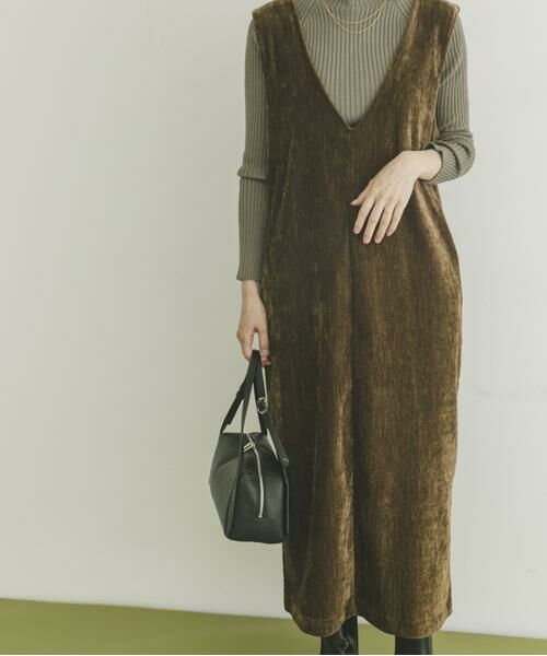 URBAN RESEARCH ITEMS / アーバンリサーチ アイテムズ ワンピース | 『イージーケア』2WAYベロアジャンスカ | 詳細2