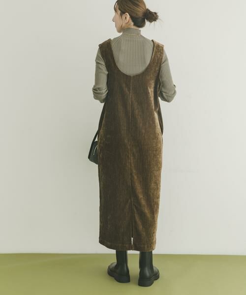 URBAN RESEARCH ITEMS / アーバンリサーチ アイテムズ ワンピース | 『イージーケア』2WAYベロアジャンスカ | 詳細4