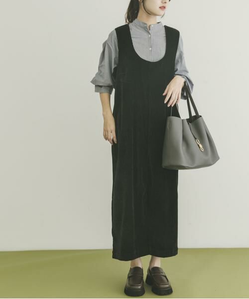 URBAN RESEARCH ITEMS / アーバンリサーチ アイテムズ ワンピース | 『イージーケア』2WAYベロアジャンスカ | 詳細7