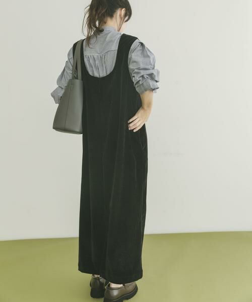 URBAN RESEARCH ITEMS / アーバンリサーチ アイテムズ ワンピース | 『イージーケア』2WAYベロアジャンスカ | 詳細11