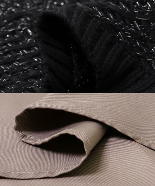 URBAN RESEARCH ITEMS / アーバンリサーチ アイテムズ ワンピース | ツイードニットドッキングワンピース | 詳細12