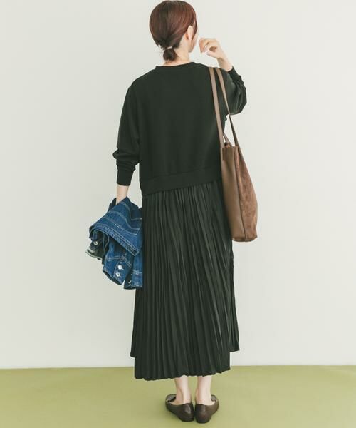 URBAN RESEARCH ITEMS / アーバンリサーチ アイテムズ ワンピース | プリーツドッキングワンピース | 詳細2