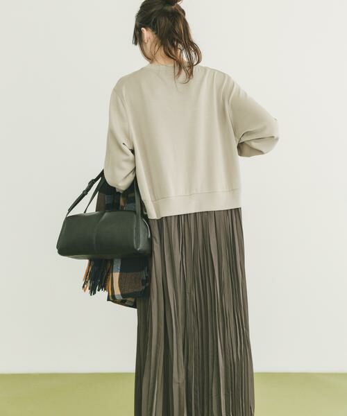 URBAN RESEARCH ITEMS / アーバンリサーチ アイテムズ ワンピース | プリーツドッキングワンピース | 詳細12