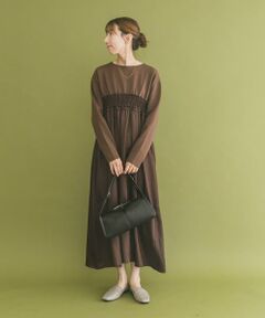 URBAN RESEARCH ITEMS / アーバンリサーチ アイテムズ ワンピース | シャーリングドッキングワンピース