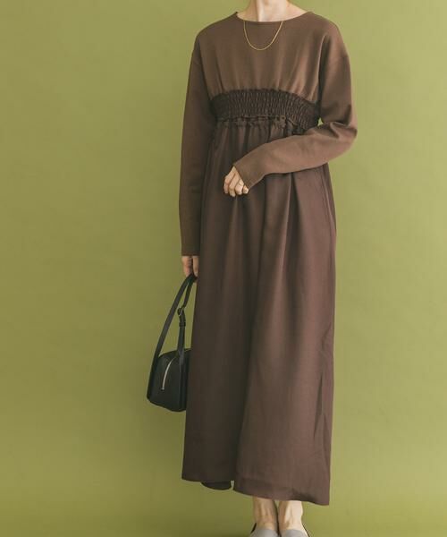 URBAN RESEARCH ITEMS / アーバンリサーチ アイテムズ ワンピース | シャーリングドッキングワンピース | 詳細12