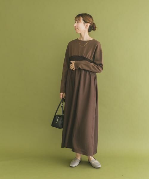 URBAN RESEARCH ITEMS / アーバンリサーチ アイテムズ ワンピース | シャーリングドッキングワンピース | 詳細15