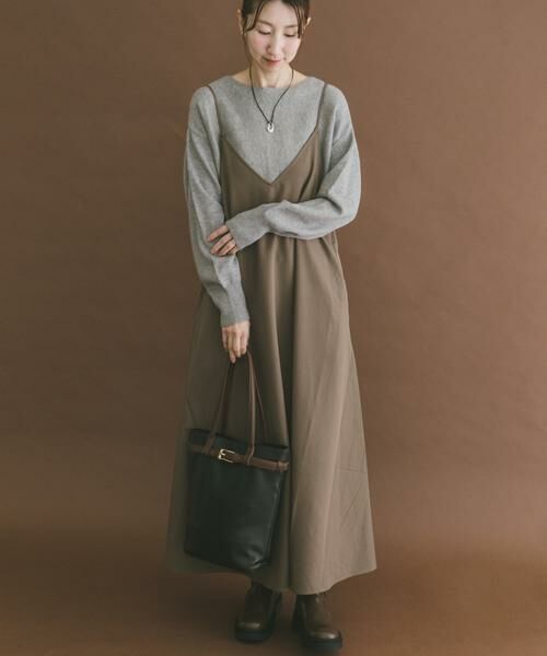 URBAN RESEARCH ITEMS / アーバンリサーチ アイテムズ ワンピース | ウールライクキャミワンピース | 詳細3